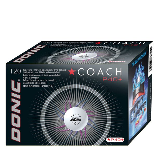 Robo-Pong 3050 XL,inclusive 72 Stück Donic Coach Trainingsbälle **