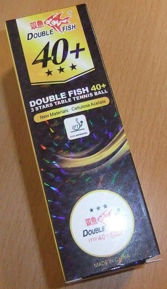 Double Fish *** Ball 40+ weiß 72 Stück
