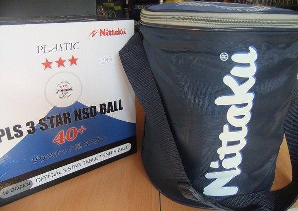 Nittaku SHA 40+ *** Cell-Free-Top Angebot,mit Nittaku Balltasche